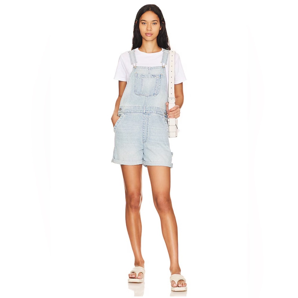 PISTOLA Beatrix short overalls, size small, wash color surfrider